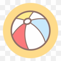 Beach Icon Vector U0026 Templates Ai Png Svg - Ball Icon Aesthetic