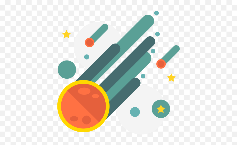 Asteroid Comet Fireball Meteor - Meteor Icon Png,Asteroid Png