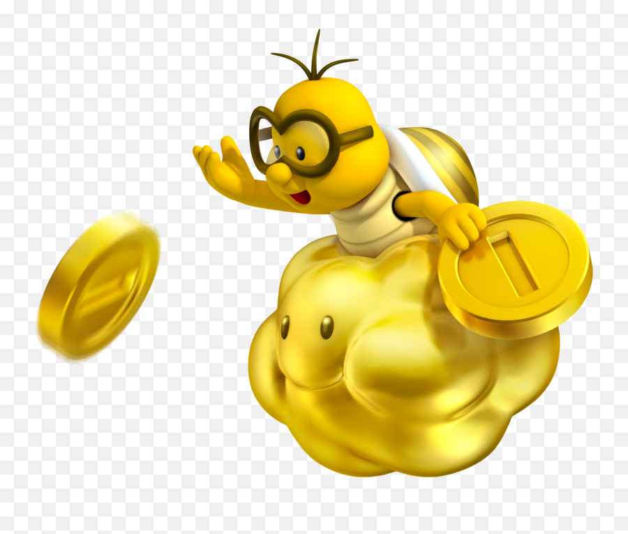 Coin Clipart Mario Bros - Lakitu Mario Bros Png,Mario Coins Png