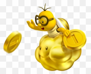 Coin Clipart Mario Bros - Lakitu Mario Bros Png,Mario Coins Png