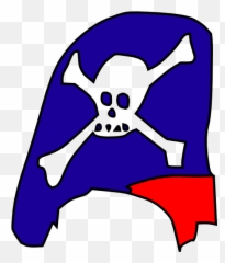 Cartoon Pirate Hat Skull Bones Clip Art - Download Clip Arts Png,Pirate Hat Transparent