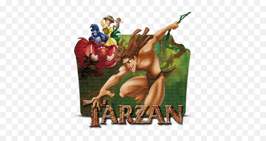 Tarzan Disney Movie - Picmix Png,Disney Folder Icon