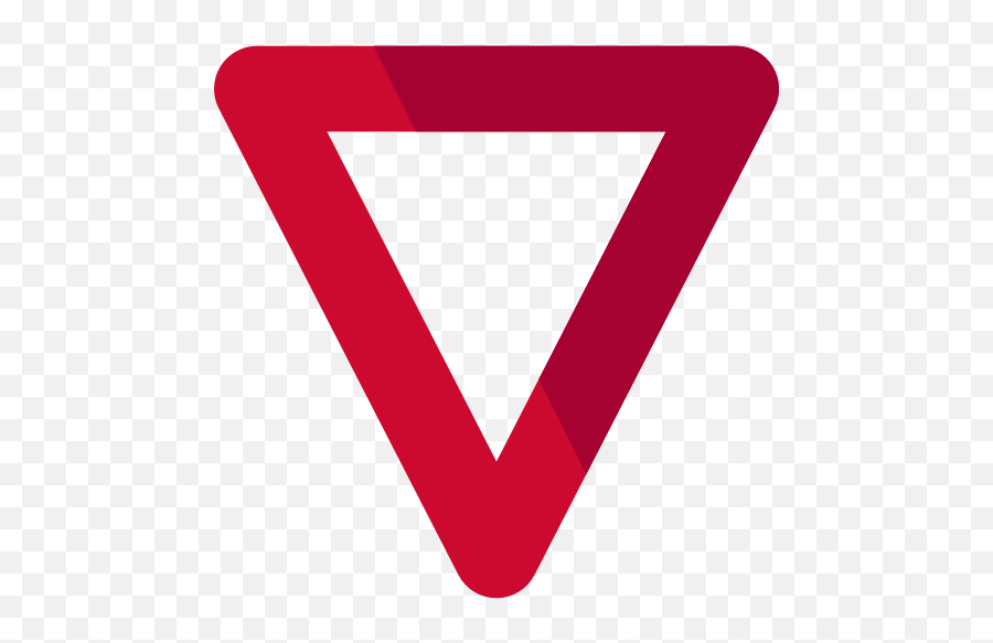 Triangle Shapes Yield Road Sign Risk Traffic Png Highway Icon