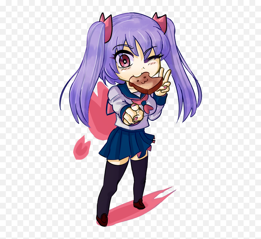 Download Anime Girl Chibi Png - Full Size Png Image Pngkit Anime Girl Chibi Png,Anime Chibi Png