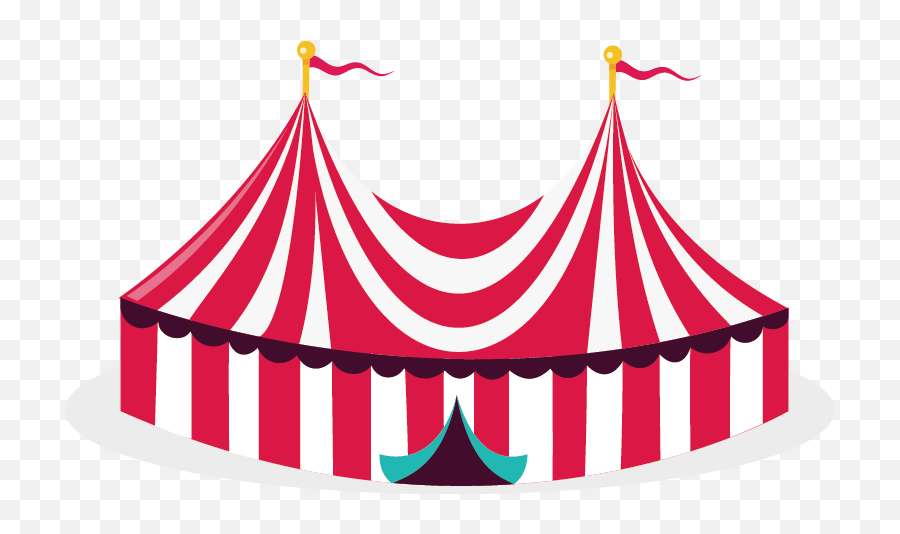 Circus Illustration Transprent Png Free - Carnival Circus Circus Tent Transparent Background,Tent Png