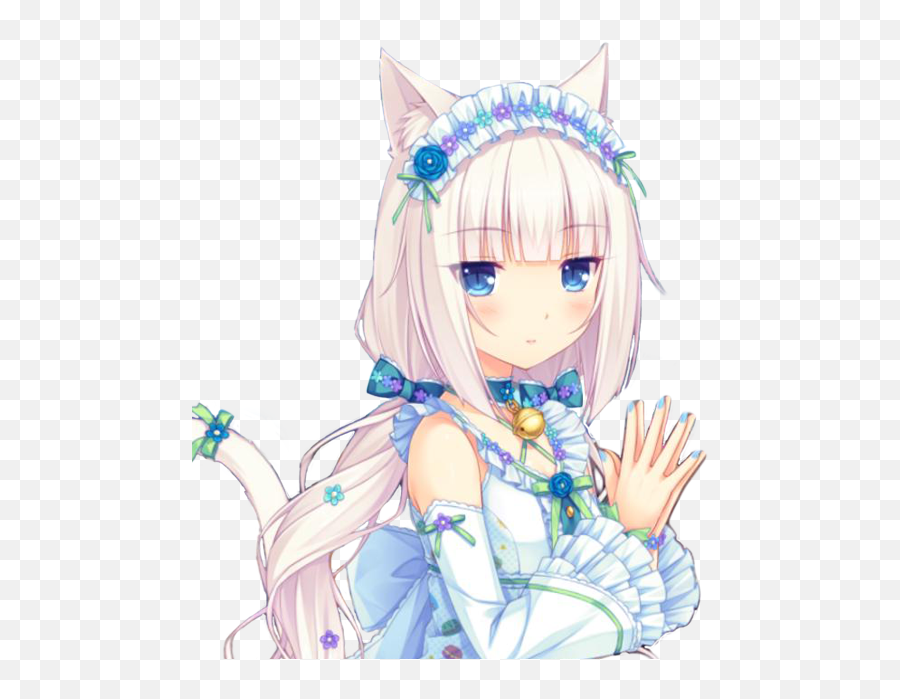 Vanilla Nekopara In Cute Dress - Vanilla Nekopara Transparent Png,Vanilla Png