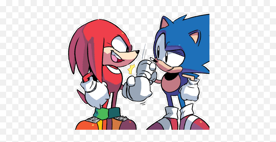Transparent Image Of Sonic And Knuckles - Sonic Mega Drive Comic Png,And Knuckles Transparent