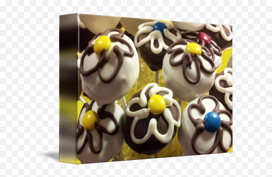 Cake Pop Bouquet By Lorraine Price - Chocolate Png,Cake Pops Png