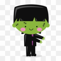 Fcpb33 - Cute Frankenstein Cartoon Png,Frankenstein Png