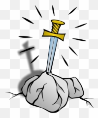 Sword Clip Art - Clipartsco In Stone Cartoon png