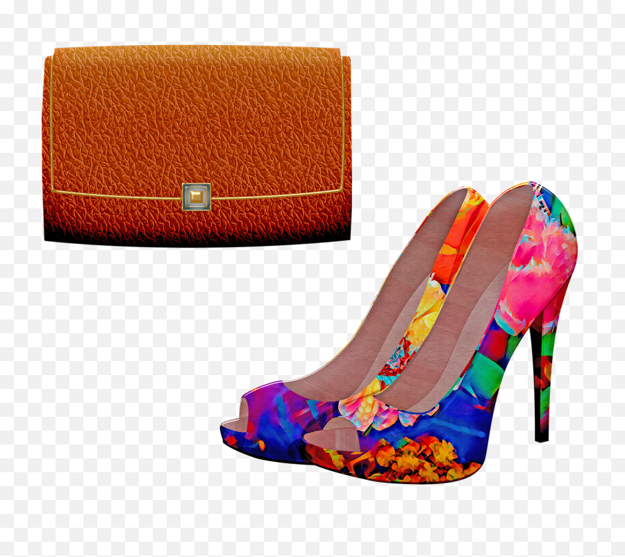 High Heel Shoes Purse Colorful - Free Image On Pixabay Basic Pump Png,Heels Png