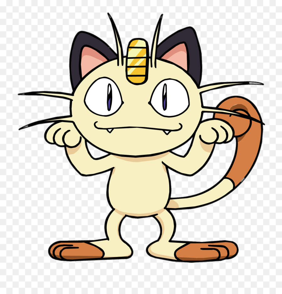 Cute Meowth Png Image - Meowth Pokemon,Meowth Png
