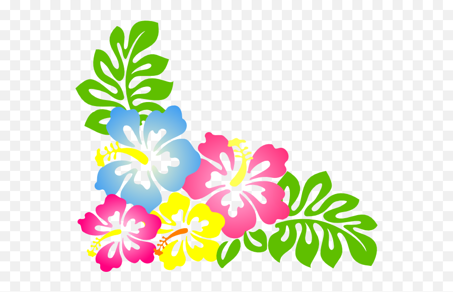 Hawaiian Luau Aloha Flower Png Free Download Mart - Clipart Hawaiian Flowers,Free Flower Png