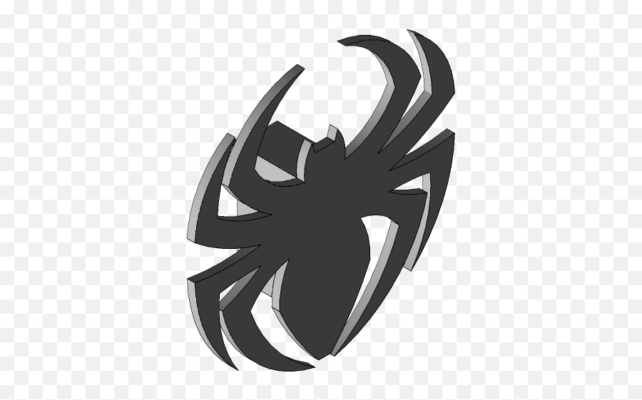 Spiderman Logo 3d Cad Model Library Grabcad - Emblem Png,Spiderman Logo Transparent