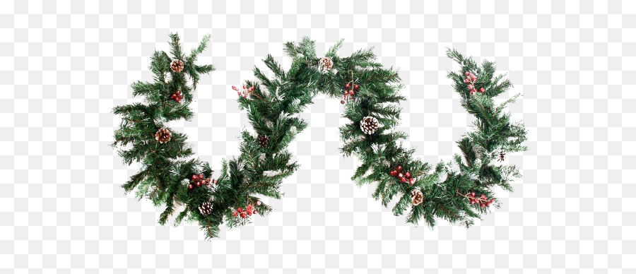 Outdoor Christmas Garland Png Pic Mart - Christmas Tree,Christmas Garland Png
