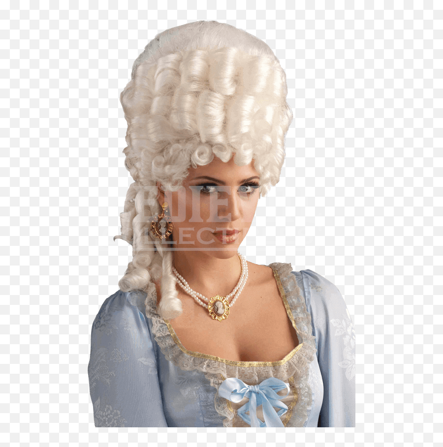 Blonde Wig Png - Platinum Blonde Marie Antoinette Wig Kids Costume Marie Antoinette,Blonde Wig Png