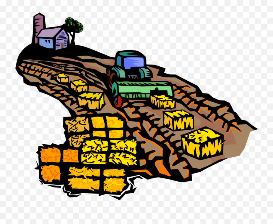 Crops Clipart Tractor - Png Download Full Size Clipart Clip Art,Crops Png