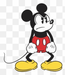 Download Old Mickey Mad Mouse Face Png - Saint Barth I Hate Mountain,Mad Png