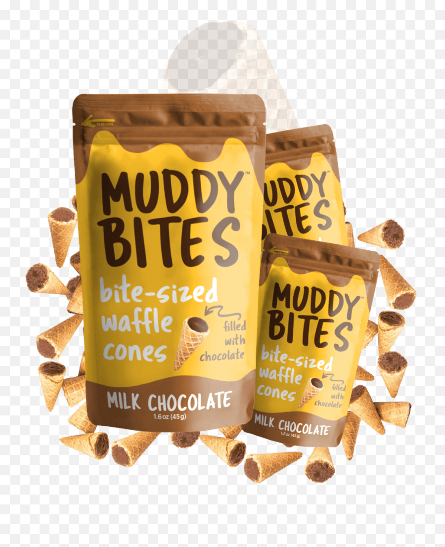 Download Muddy Bites Packaging - Muddy Bites Uk Hd Png Muddy Bites Waffle Cone,Bite Png