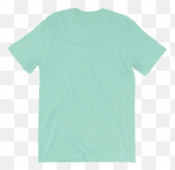 Blank T - shirt png Clothing Kanji Blank Back Heather Mint Active Shirt