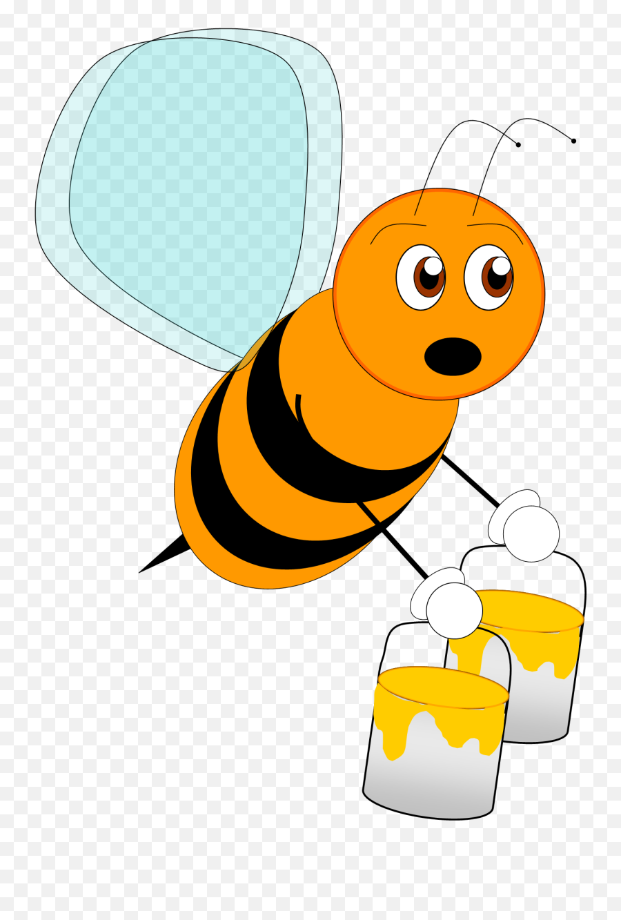 Tired Bee Transparent U0026 Png Clipart Free Download - Ywd Clip Art,Bee Clipart Png