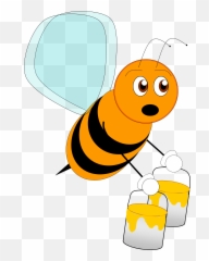Tired Bee Transparent U0026 Png Clipart Free Download - Ywd Clip Art,Bee Clipart Png