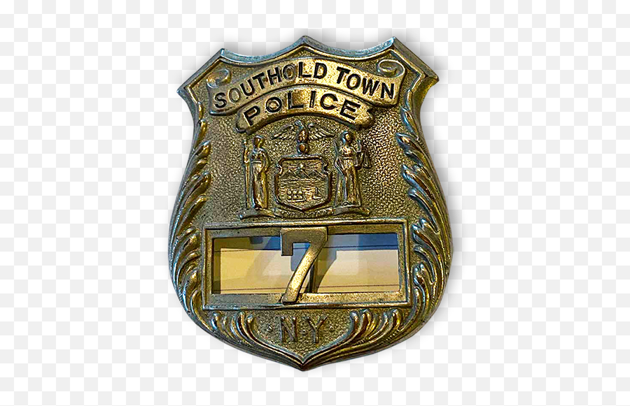 Southold Town Police Badge No 7 U2013 Henry L Ferguson Museum - Badge Png,Police Badge Transparent