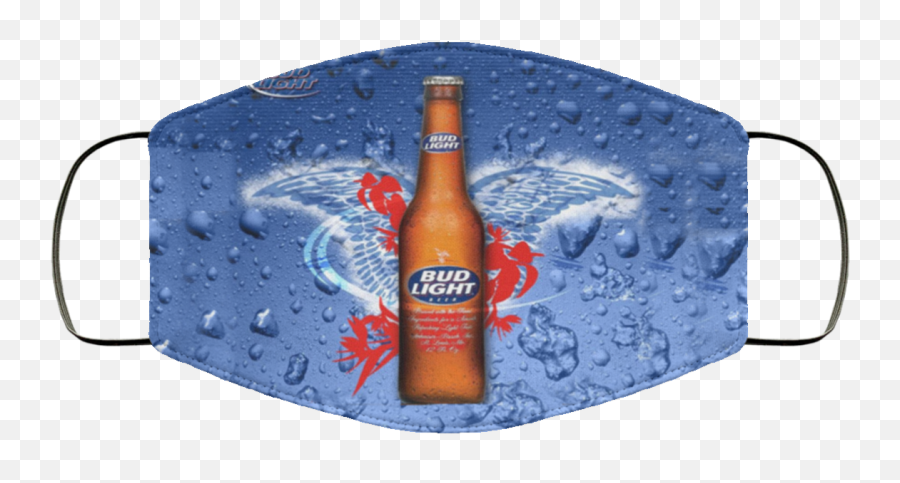 Bud Light Best Cloth Face Mask - Bud Light Face Mask Png,Bud Light Logo Png