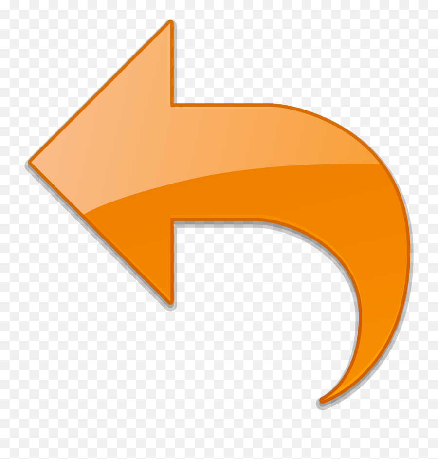 Download Return Button Icon Orange Hd Png - Uokplrs Arrow Return,Orange Line Png