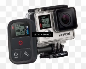 Download Hd Gopro Camera - Gopro Hero Smart Remote Armte002 Gopro Hero 4 Black Americanas Png,Gopro Png