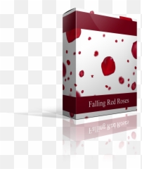 Falling Rose Petal Overlays Red Real - Dot png