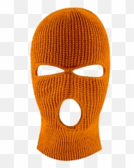 Download Hd Image Of Orange Goût Exquis Ski Mask - Balaclava Yellow Png