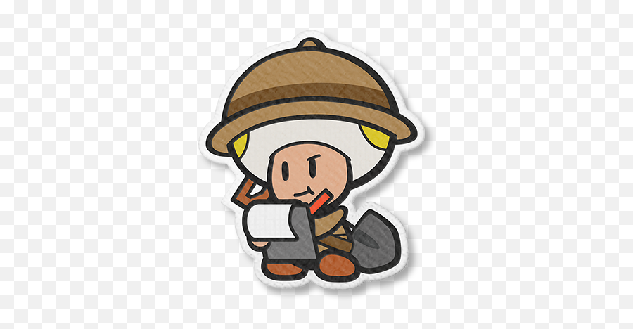 Partners Bosses And More Revealed For Paper Mario The - Paper Mario Origami King Toad Png,Paper Mario Png