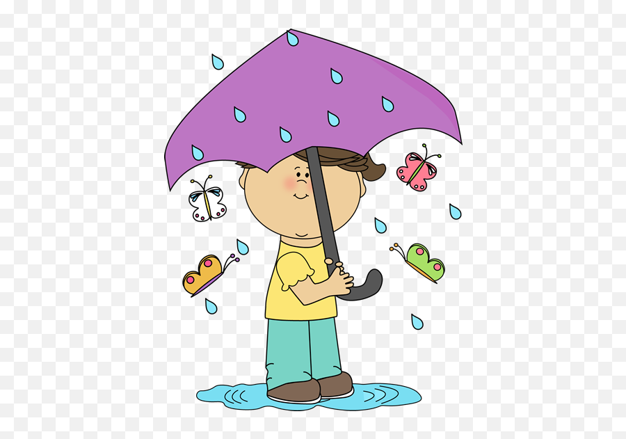 Rain Clipart Spring - Spring Rain Clipart Full Size Png Spring Rain Umbrella Clipart,Rain Clipart Png