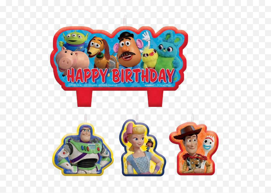 Toy Story Birthday Party Beverage Napkins 5 16ct - Toy Story 3 Png,Toy Story Characters Png