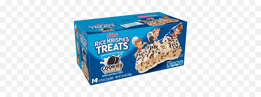 Kelloggu0027s Rice Krispies Treats Cookies U0027n Creme - Cookies And Cream Rice Krispie Treats Png,Cookies And Cream Png