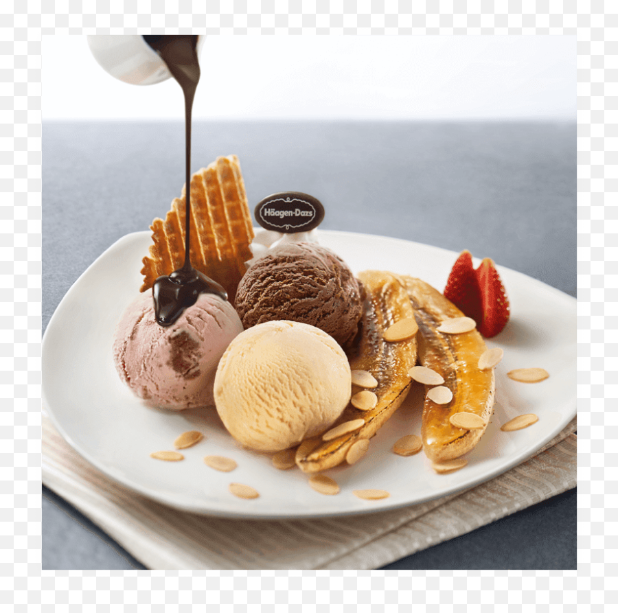 Häagen - Banana Split Haagen Dazs Png,Banana Split Png