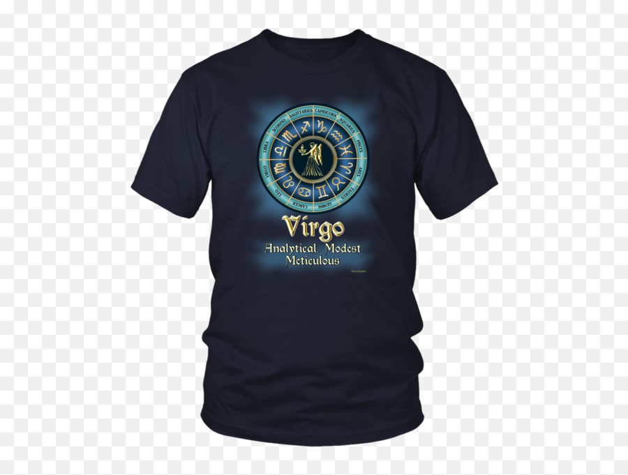Blue Zodiac Virgo Astrology Unisex T - Shirt Opengl T Shirt Png,Virgo Logo