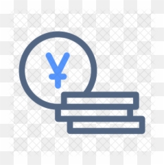 Yen Coins Icon - Clip Art png