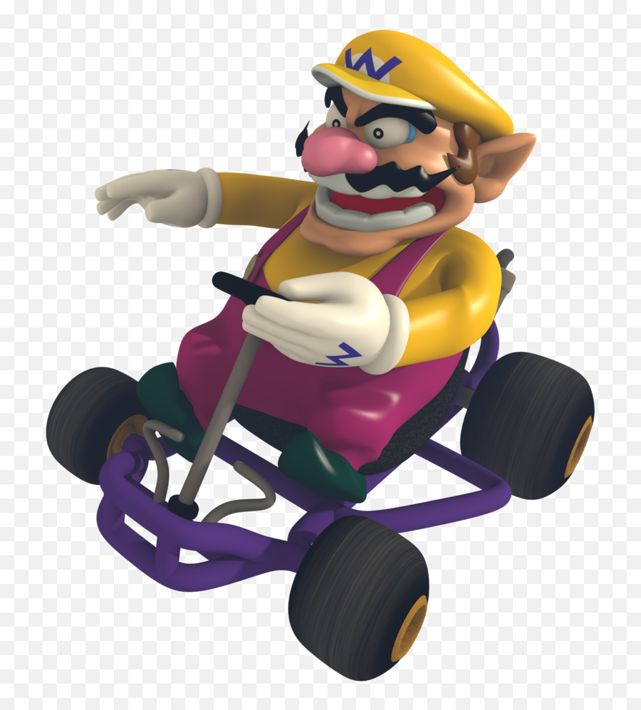 Mario Clipart Cart Transparent Free - Mario Kart 64 Wario Png,Wario Transparent