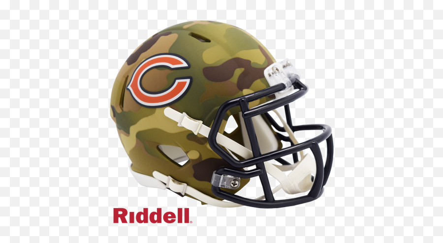 Chicago Bears Camo Mini Speed - Football Helmet The Bears Png,Khalil Mack Png