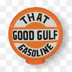 Gulf Logo Gas Pump Globe - Big png