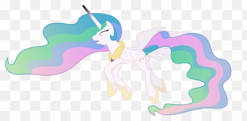 Free Transparent Png Download - My Little Pony Celestia Dead