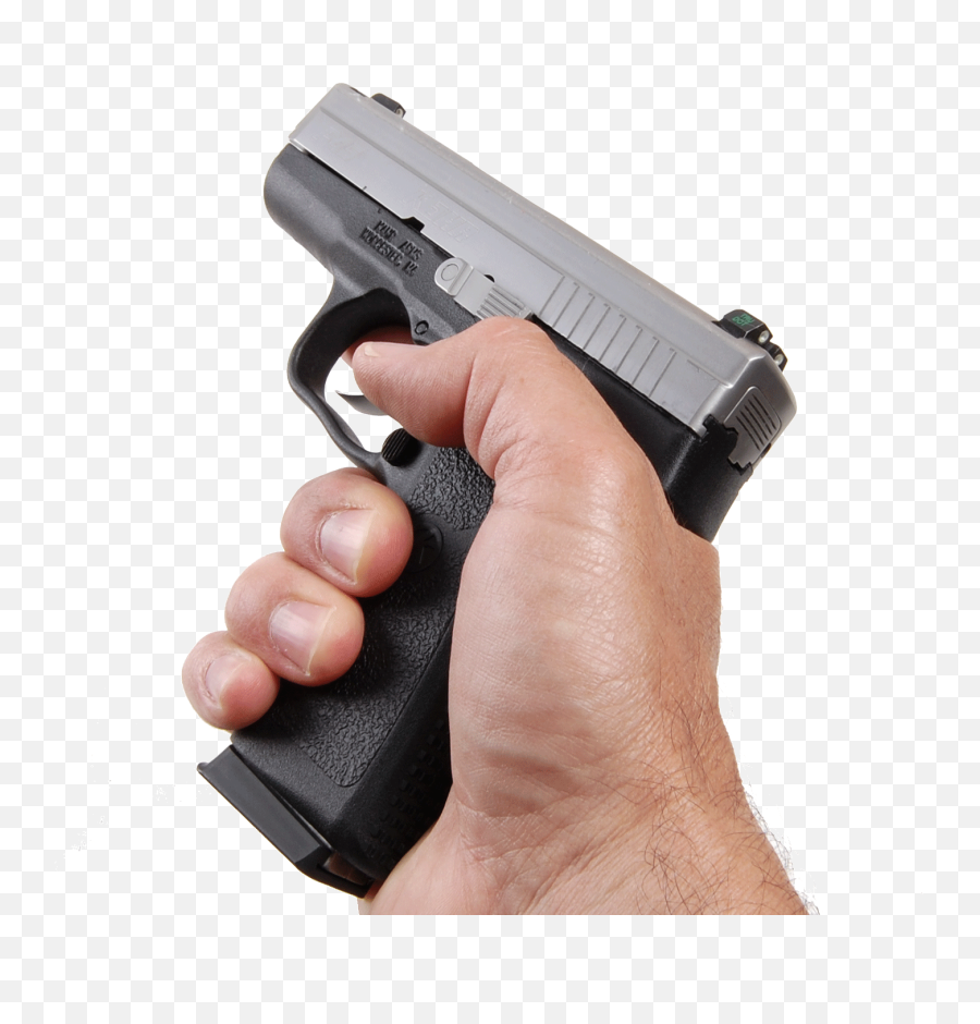 Download Handgun Transparent Arm Holding Picture - Hand Holding Gun Png,Handgun Png