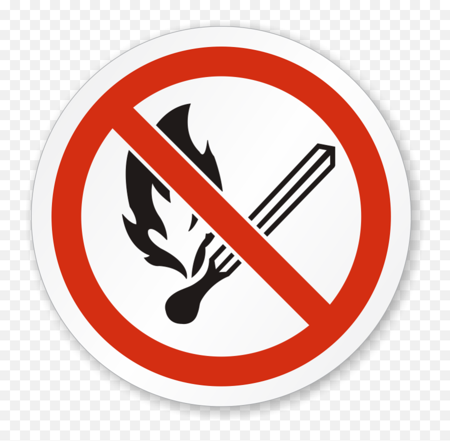 With Fire Clipart - No Fire Png,Do Not Sign Png
