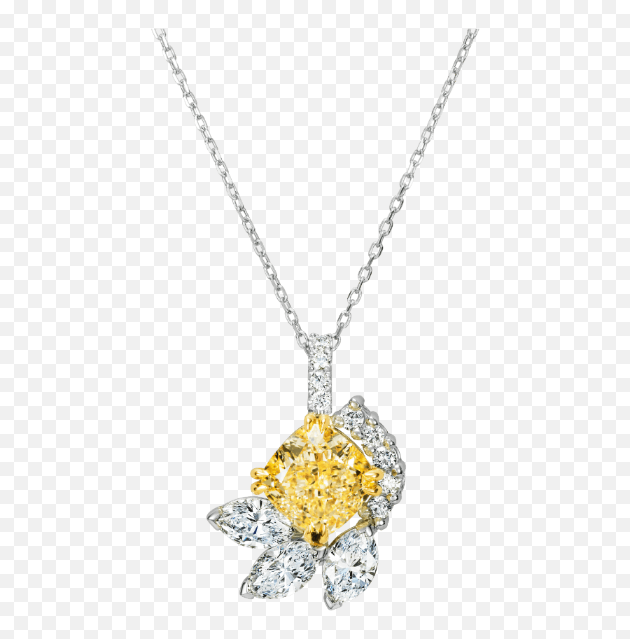 Natural Fancy Intense Yellow Diamond - Locket Png,Yellow Diamond Png