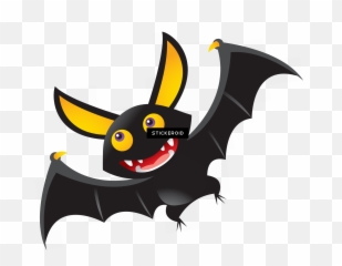 Cute Halloween Bat Clipart Png - Cartoon