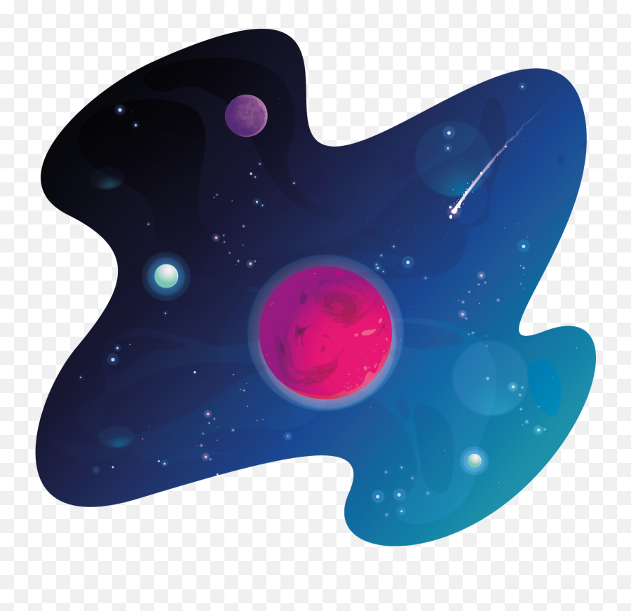 Vinyl Bedroom Outer Space View Galaxy - Dot Png,Icon Wall Stickers