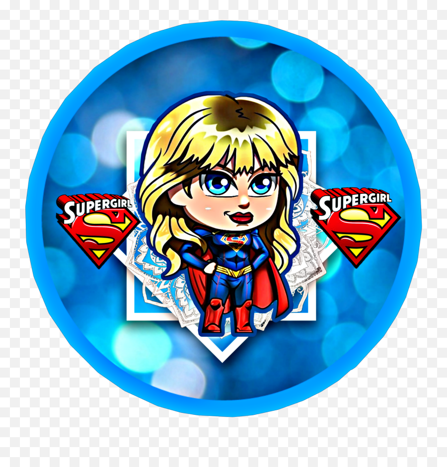 Supergirl Icon Sticker Art By Stevensondrawings - Cartoon For Women Png,Butterfly Icon Image Girly