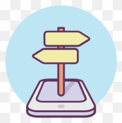 Location Directions Map - Icon Petunjuk png